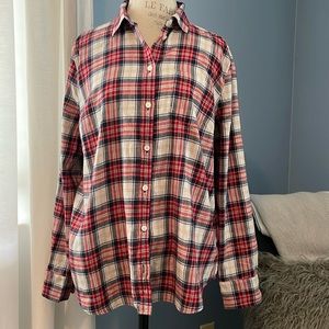J Crew Flannel Plaid Shirt
